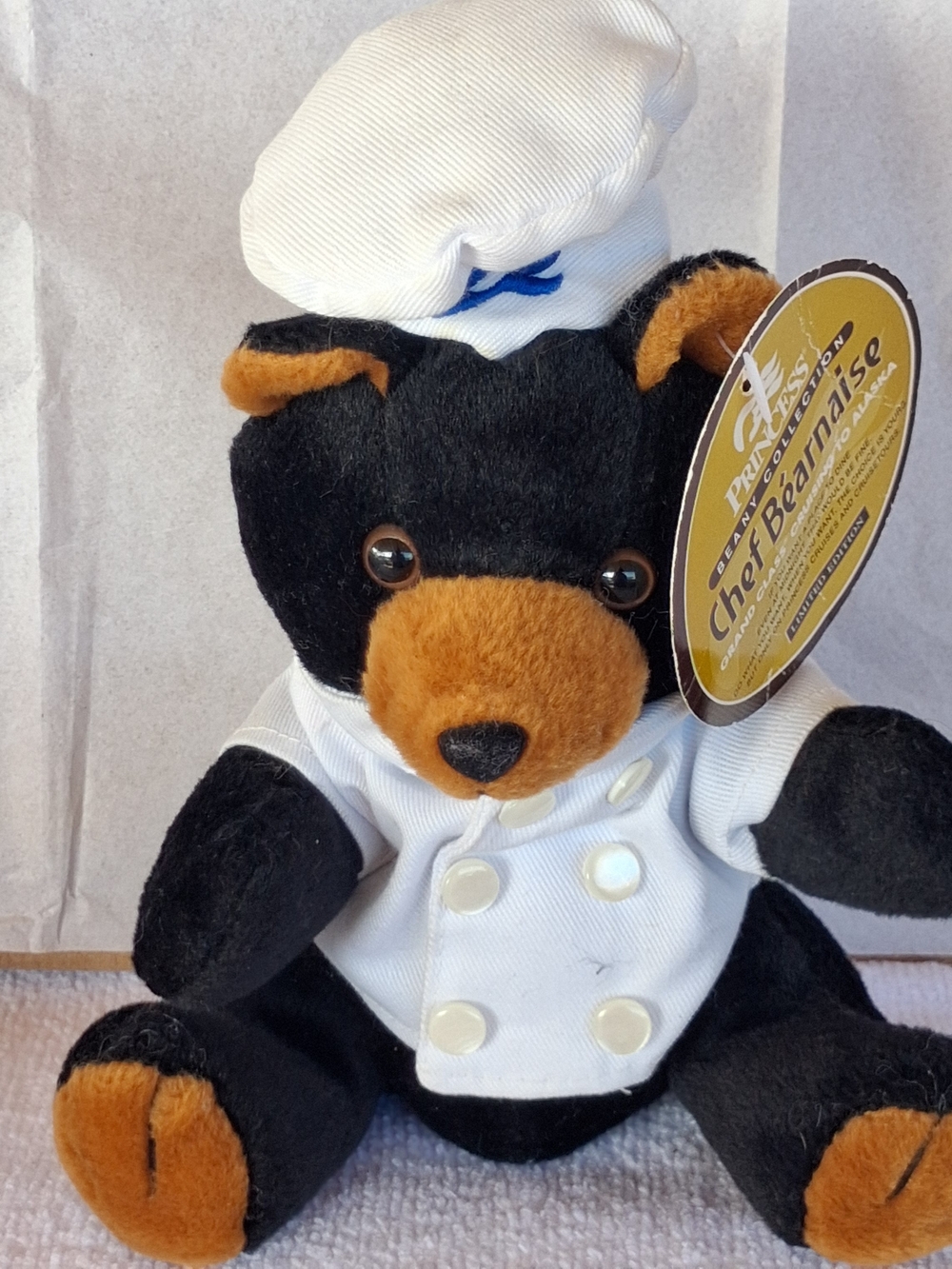 Princess Cruises Chef Bearnais Plush Bear NWT